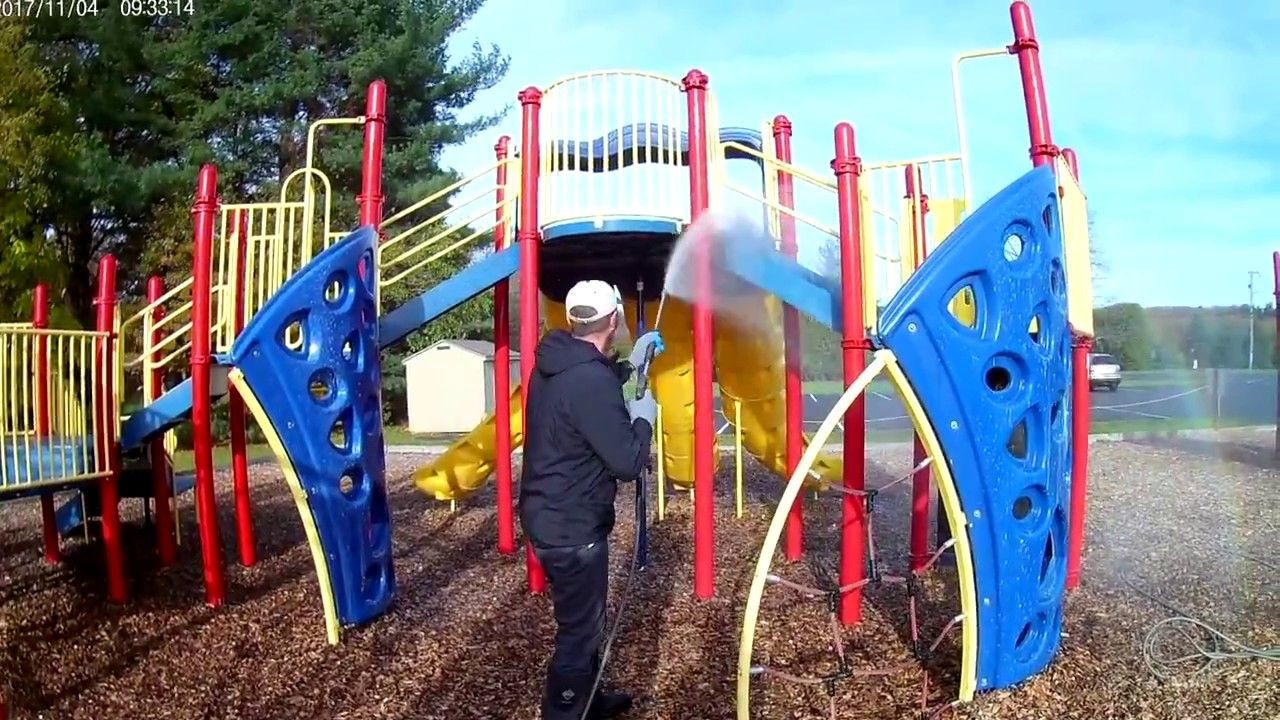 Playground Equipment Cleaning